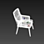 Modern Ergonomic Office Chair 3D model small image 3