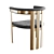 Eichholtz Velvet Dining Chair 3D model small image 2