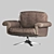 Swiss-made DS 31 Lounge Chair 3D model small image 1