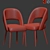 Elegant Cline Dining Chair 3D model small image 3