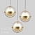 Minimalist Postmodern Pendant Light 3D model small image 1