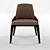 Luxurious Bentley Home Malvern Chair 3D model small image 2