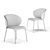 Elegant Remy Dining Chair 3D model small image 3