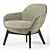 Sophisticated Ghirla Armchairs: Designed for Your Comfort 3D model small image 1