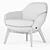 Sophisticated Ghirla Armchairs: Designed for Your Comfort 3D model small image 3