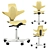 Ergonomic HAG Capisco Puls 8010: Height and Tilt Adjustable Stool 3D model small image 2