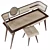 Elegant Melting Light Turri Dressing Table 3D model small image 2