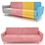 Modern Velvet Sofa: Lightsea 3D model small image 1