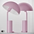 Elegant Cap Table Lamps by Normann Copenhagen 3D model small image 1