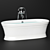 Elegant Victoria&Albert Quarrycast Bath 3D model small image 1