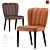 Elegant Dalyan Dining Chair by BRABBU 3D model small image 1