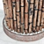 Bamboo Decorative Ring Base 3D model small image 2