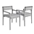 Sleek Cizeta L'Abbate Fuji Chair 3D model small image 2