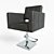 Aurora Salon Styling Chair 3D model small image 1