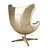 Aviator Egg Chair 3D model small image 2