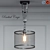 Industrial Radial Cage Pendant 3D model small image 1