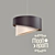 Cascade Pendant Lampshade by Moon Room 3D model small image 1