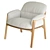 TRIBU NOMAD Easy Chair: Stylish and Comfortable 3D model small image 2
