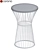 Sleek Wire Stool | Industrial Design 3D model small image 3