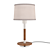 NORDICA 2 Table Lamp: Elegant and Energy Efficient 3D model small image 1