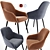 Elegant Rochelle Lounge Chair 3D model small image 1