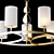 Elegant Giada Chandelier - 5/7 Lights 3D model small image 3