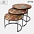 Stylish LoftDesigne Coffee Table 3D model small image 1