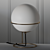 Elegant Frosted Glass Globe Lamp 3D model small image 1