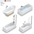 Luxury Villeroy & Boch Bath Set 3D model small image 1