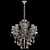 Elegant Ivelina Crystal Chandelier 3D model small image 1