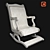 Customizable Rocking Chair 3D model small image 1