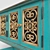 Vintage Wooden Chest of Drawers 3D model small image 2