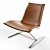 Elegant FK710 Chair with Comfortable Dimensions 3D model small image 1