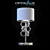 Crystal Lux Olimpo TL1 Pendant 3D model small image 1