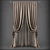 Polyester Vertical Curtains 3D model small image 1