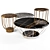 Burano Coffee Tables - Meroni and Colzani 3D model small image 2