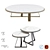 Modern Meridiani Low Table - Judd 3D model small image 1