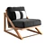 RH Bavaro Chair: High-Quality 3D Model 3D model small image 2