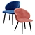 Hoff Slam & Glam Chair Set 3D model small image 1