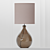 COX & COX Smokey Blush Table Lamp 3D model small image 1