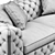 Elegant Moore Quilted Sofa 3D model small image 3