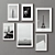 Versatile Set of 6 Picture Frames 3D model small image 2