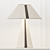 Sleek Leather Table Lamp 3D model small image 2