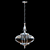  Miel SP4 Chrome - Elegant Spanish Crystal Lux Pendant 3D model small image 2