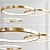Elegant Henge & Lahti Ring Chandelier 3D model small image 3