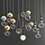 Elegant Glass Pendant Lights 3D model small image 1