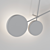 Sleek DOTS 2 Design Lamp 3D model small image 3