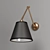 Versatile Vintage Wall Lamp 3D model small image 2