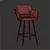 Crosby Stool: Sleek Seating Solution 3D model small image 3