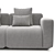Modern and Chic Develius Sofa 3D model small image 2